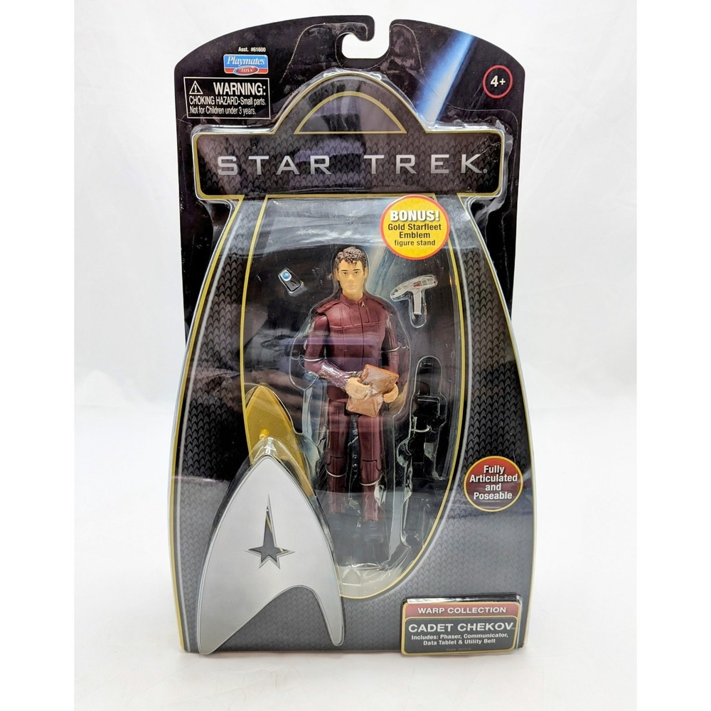 2009 Playmates Star Trek Warp Collection Cadet Chekov Action Figure